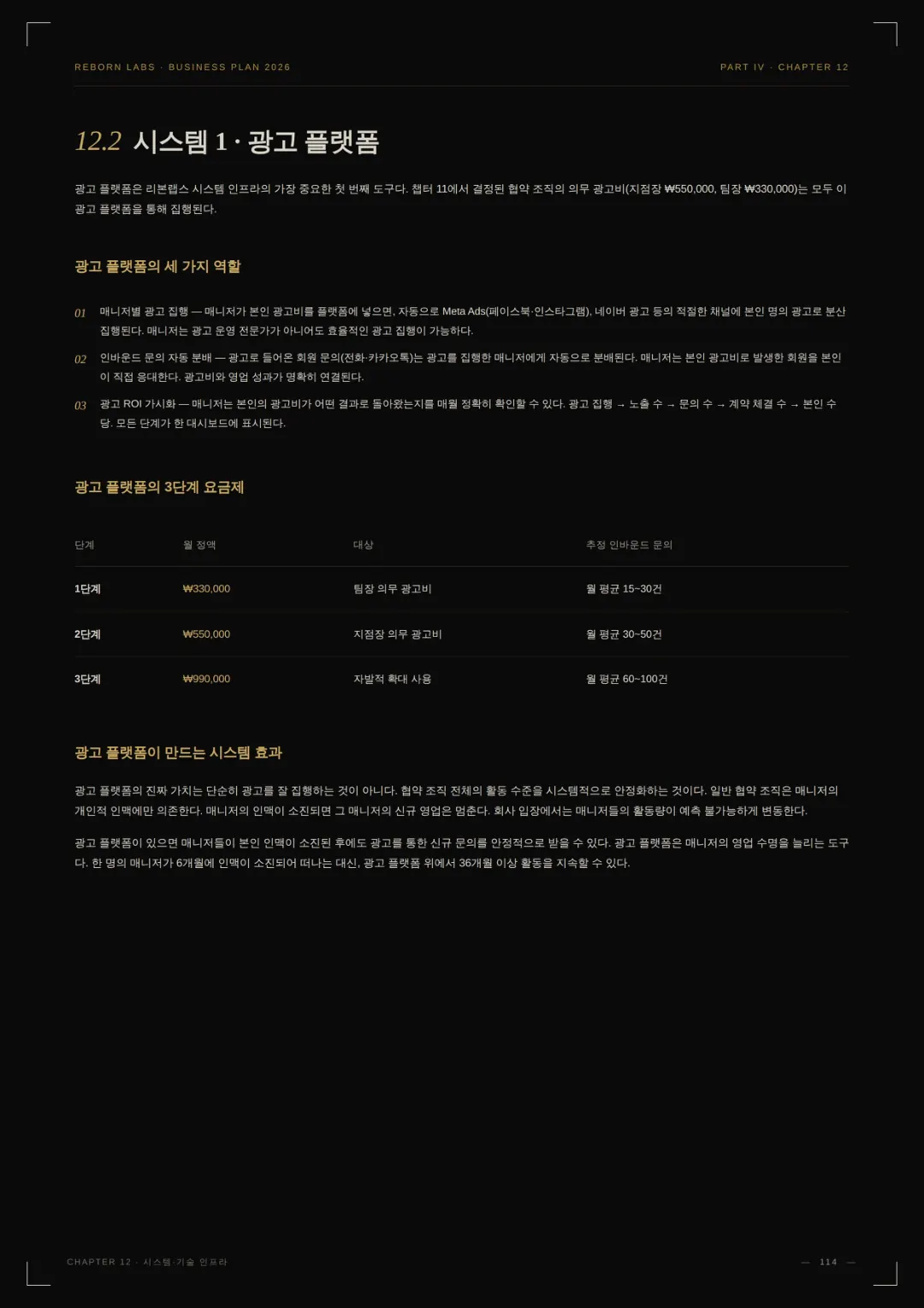 사업백서 74페이지